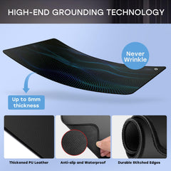 ATE Health grounding mat under desk helps you stay connected to earth energy during work.