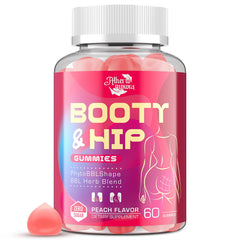 Atherionyxora Booty Gummies peach bottle for daily wellness and skin glow.