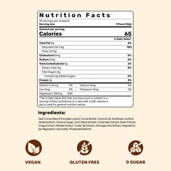 Atherionyxora chocolate piece closeup highlighting rich cocoa for calm energy