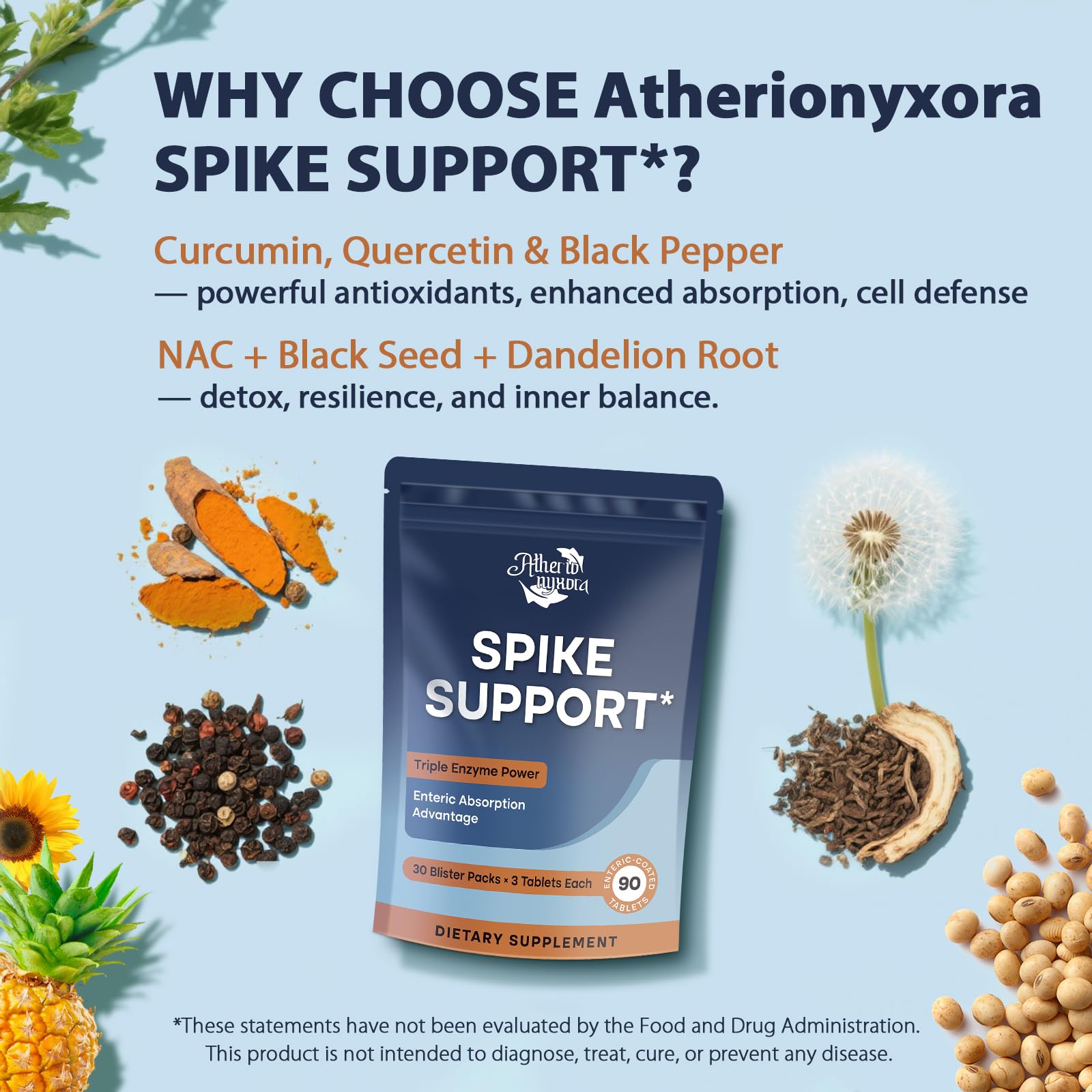 Gluten-free and soy-free formula for clean nutrition.