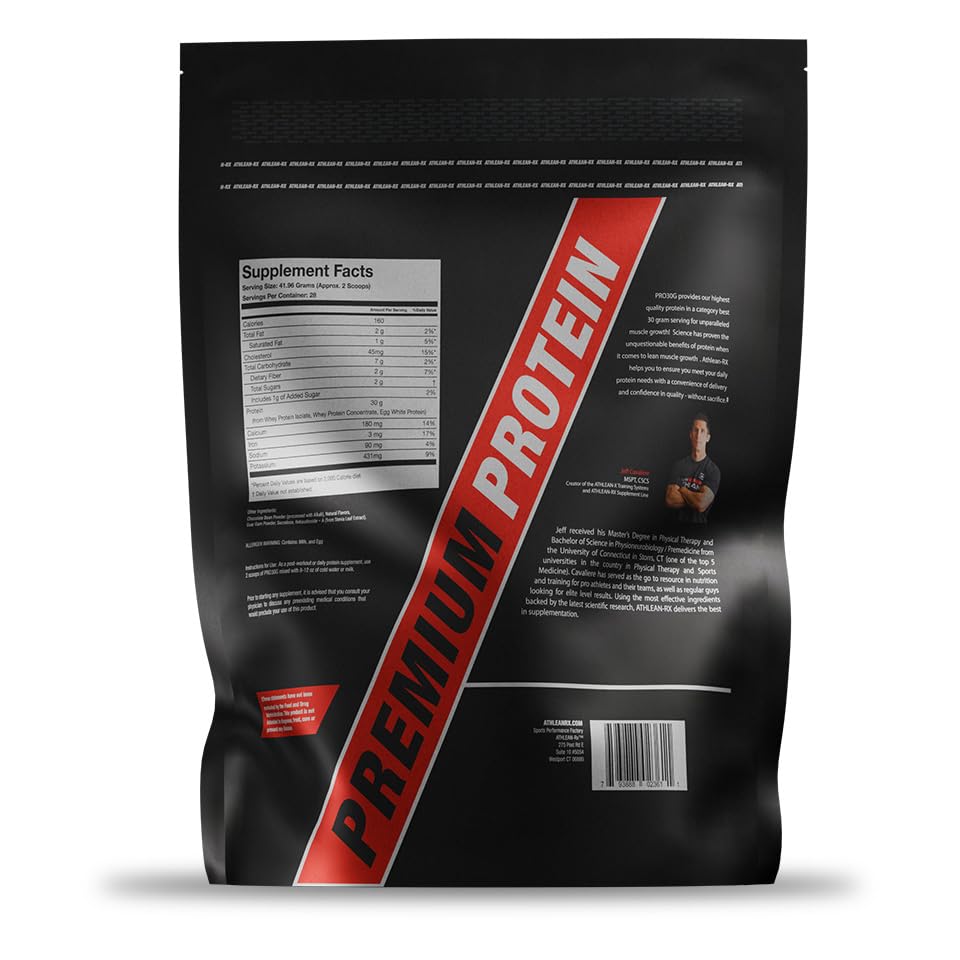 ATHLEAN-RX PRO-30G chocolate coconut shake ready to blend after training