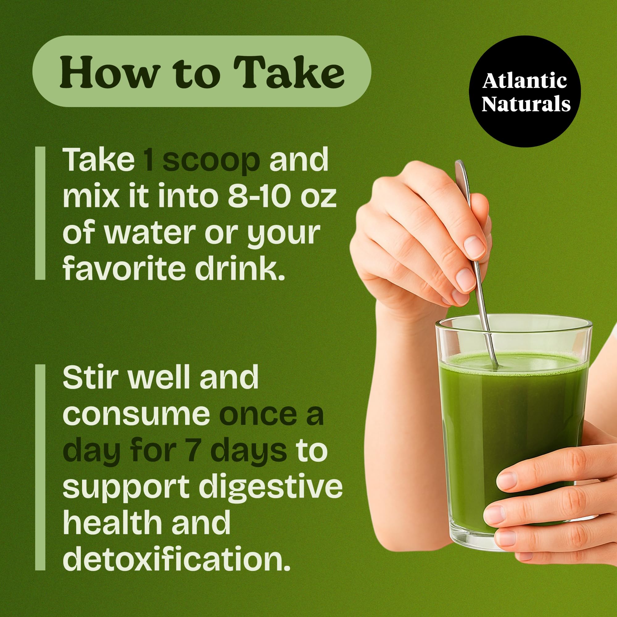 Atlantic Naturals Sea Moss 7 Day Detox in a kitchen setup for daily wellness