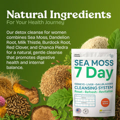Atlantic Naturals Sea Moss 7 Day Detox pineapple drink being poured for a tropical routine