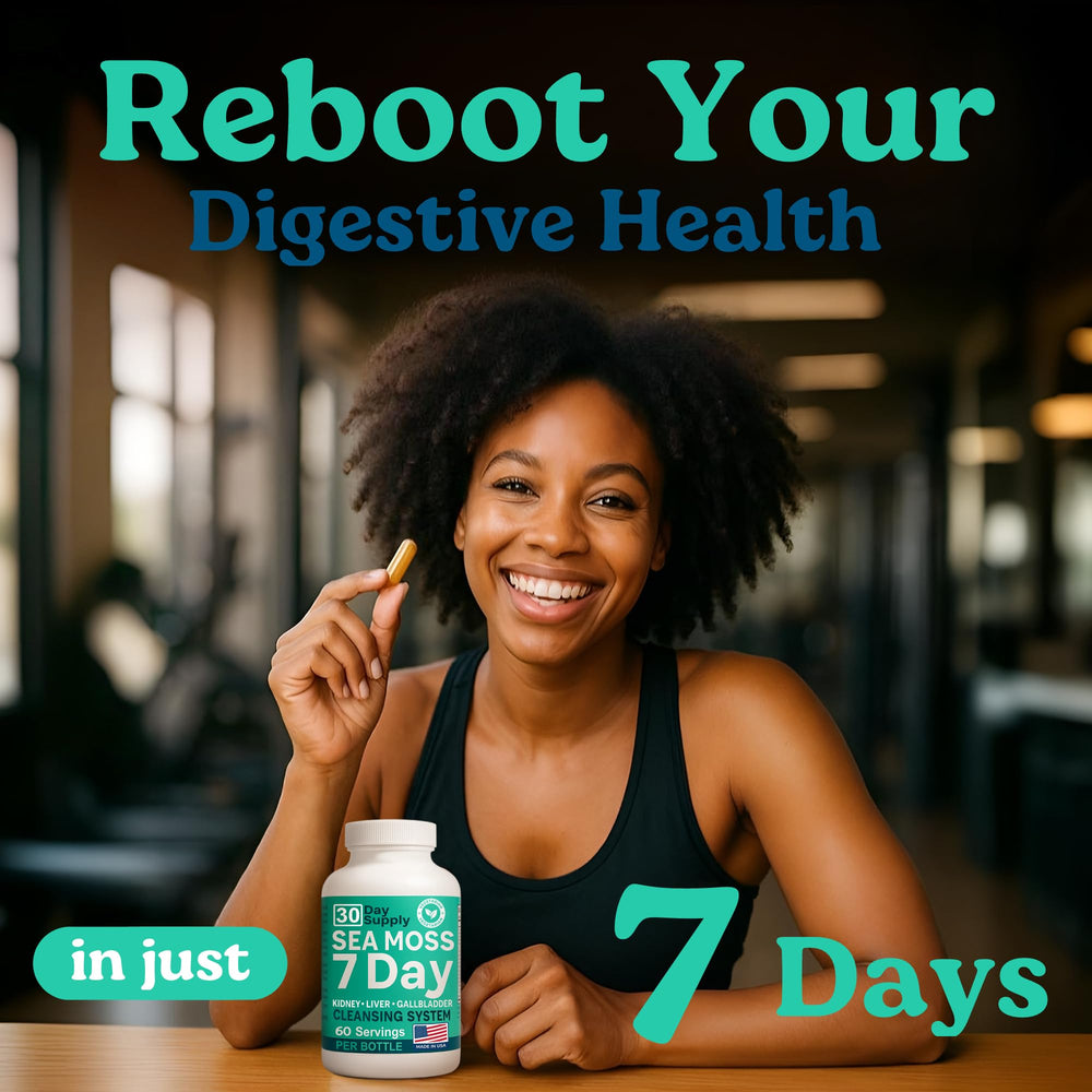 Atlantic Naturals Sea Moss Capsules kitchen-use scene for daily routine.