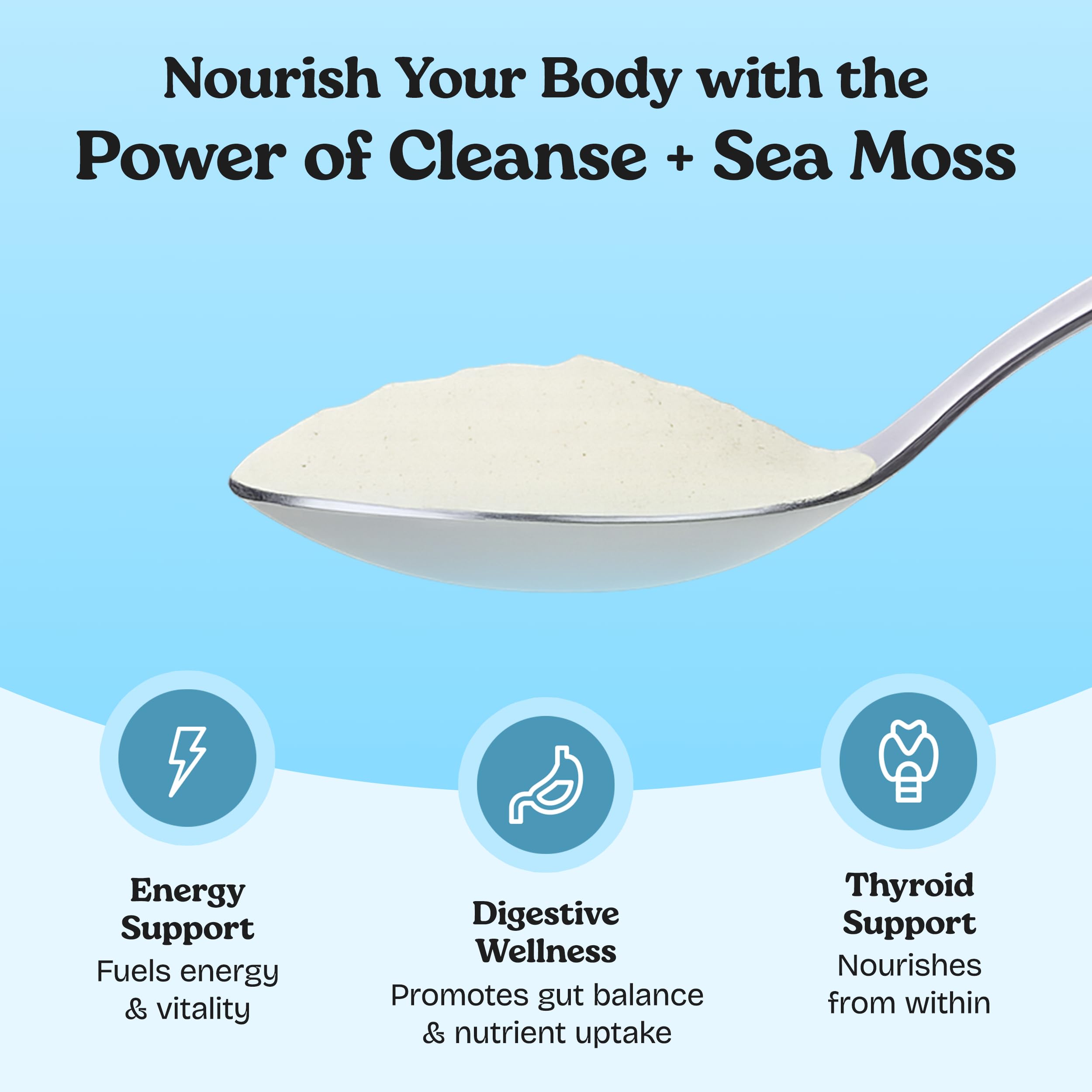 Atlantic Naturals Sea Moss Digestive Drink glass with vibrant pineapple sip for gentle digestive balance