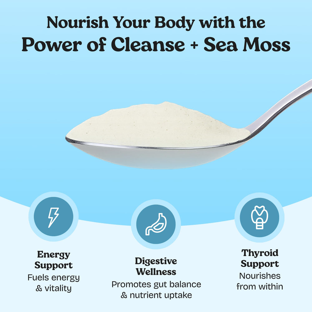 Atlantic Naturals Sea Moss Digestive Drink glass with vibrant pineapple sip for gentle digestive balance
