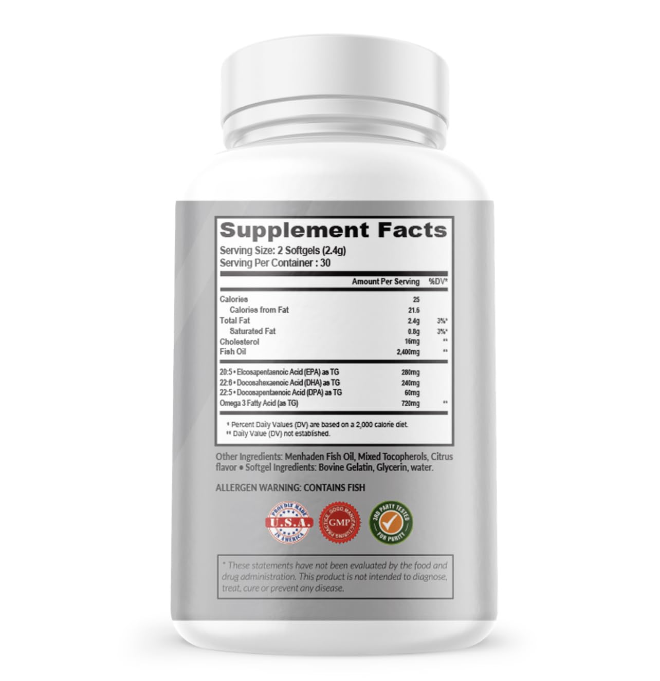 Atlas Nutraceuticals softgels lying on a light background for daily use.