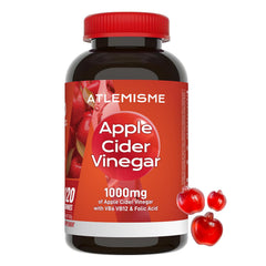 ATLEMISME Apple Cider Vinegar Gummies bottle ready for daily wellness on the go.
