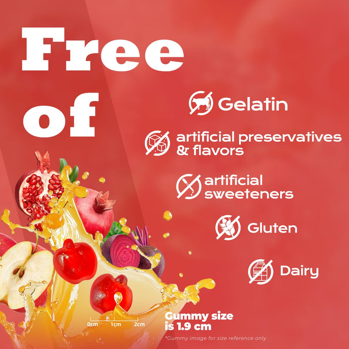 ATLEMISME Gummy label emphasizes vitamin B6 and B12 for everyday energy.