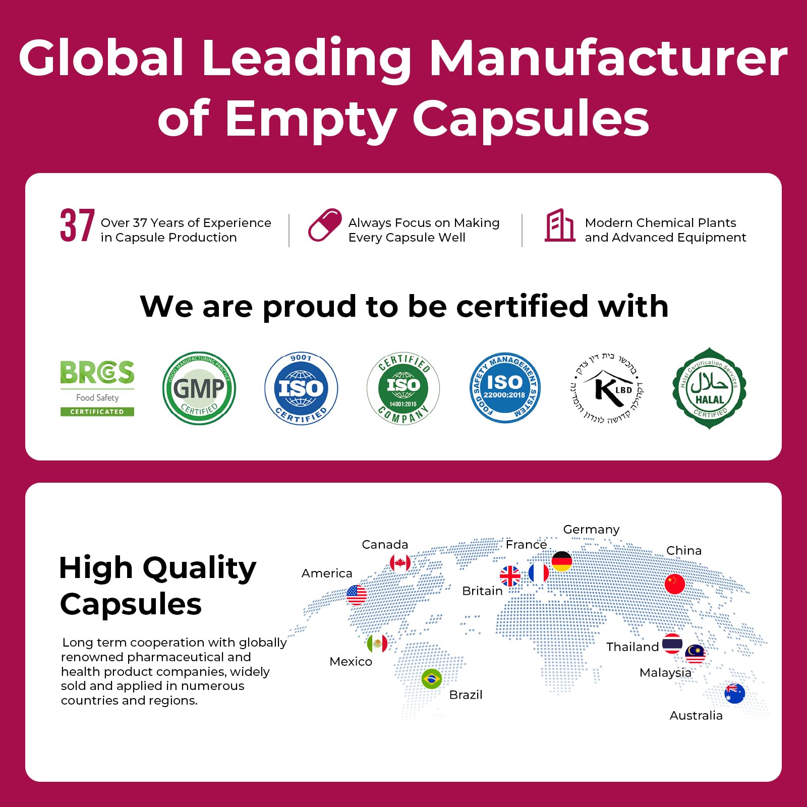 ATLEMISME odorless and tasteless capsules preserve fill flavor and aroma.
