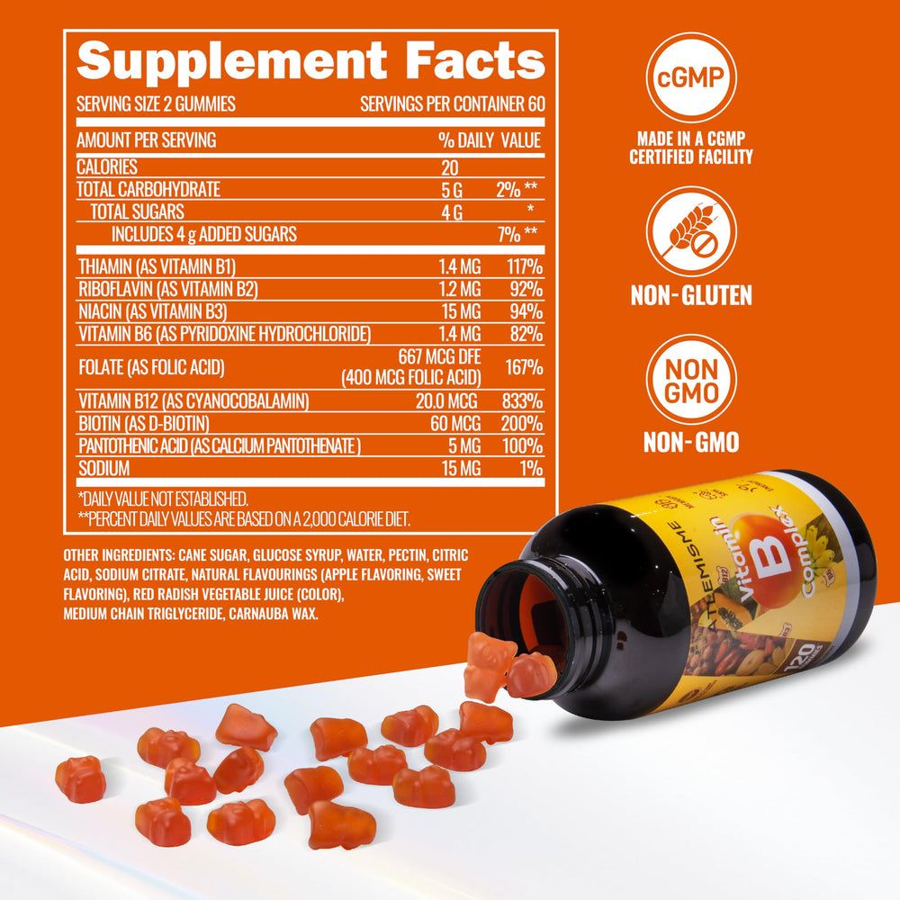 ATLEMISME gummies kids taking daily dose for energy support.