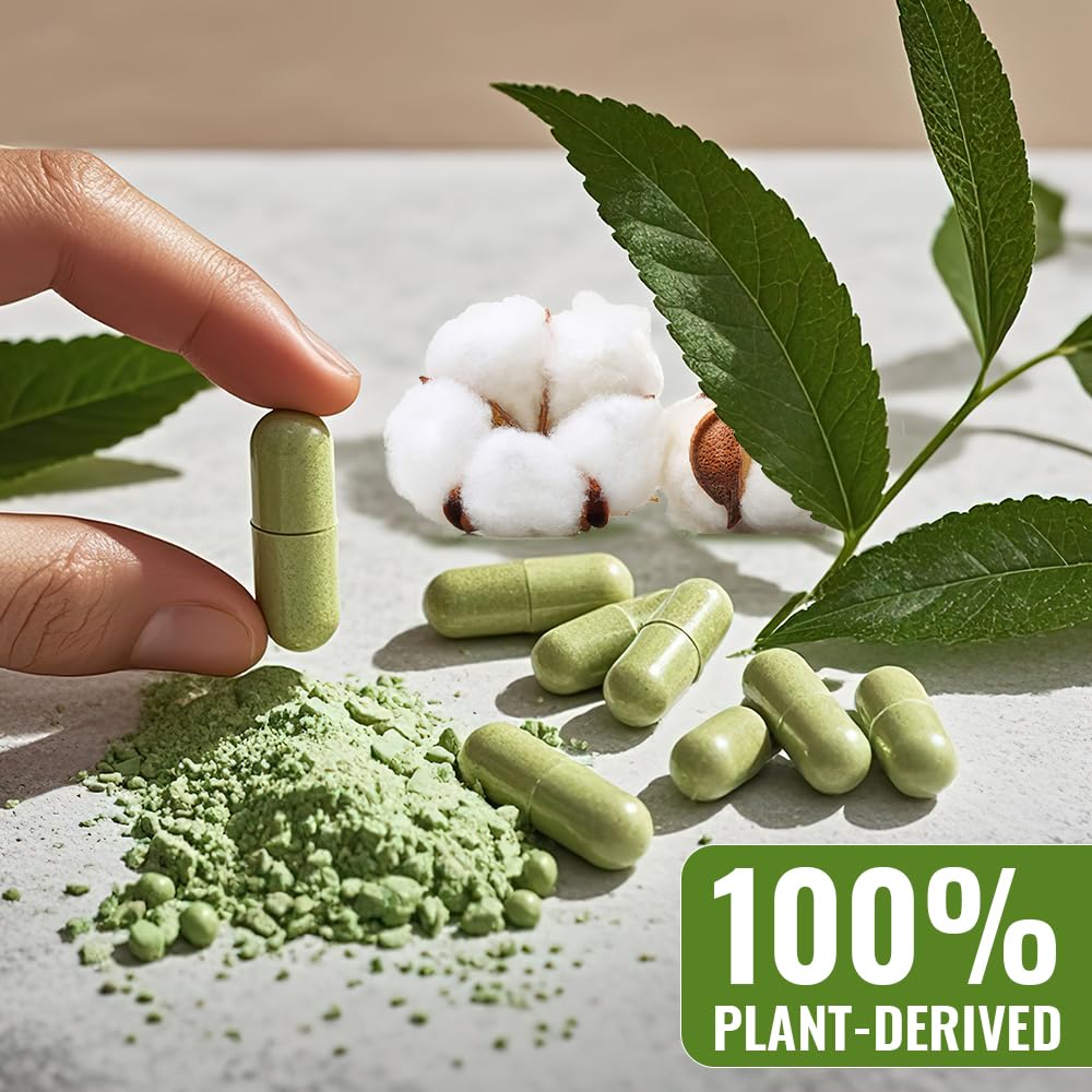 ATNreuro Size 1 empty vegan capsules with two micro spoons included for precise measuring