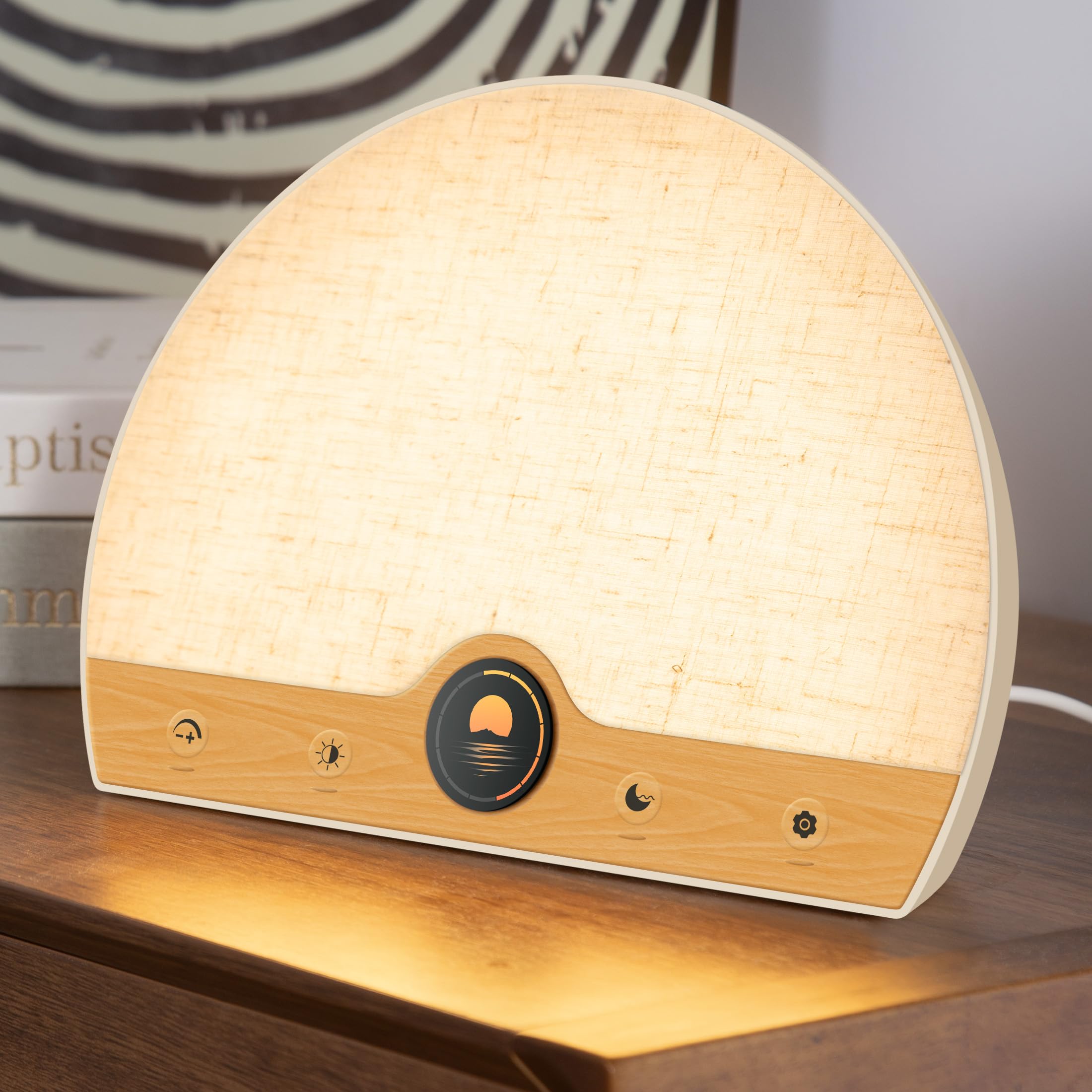 Atorobros 2-in-1 lamp supports mood, focus, and restful evenings.