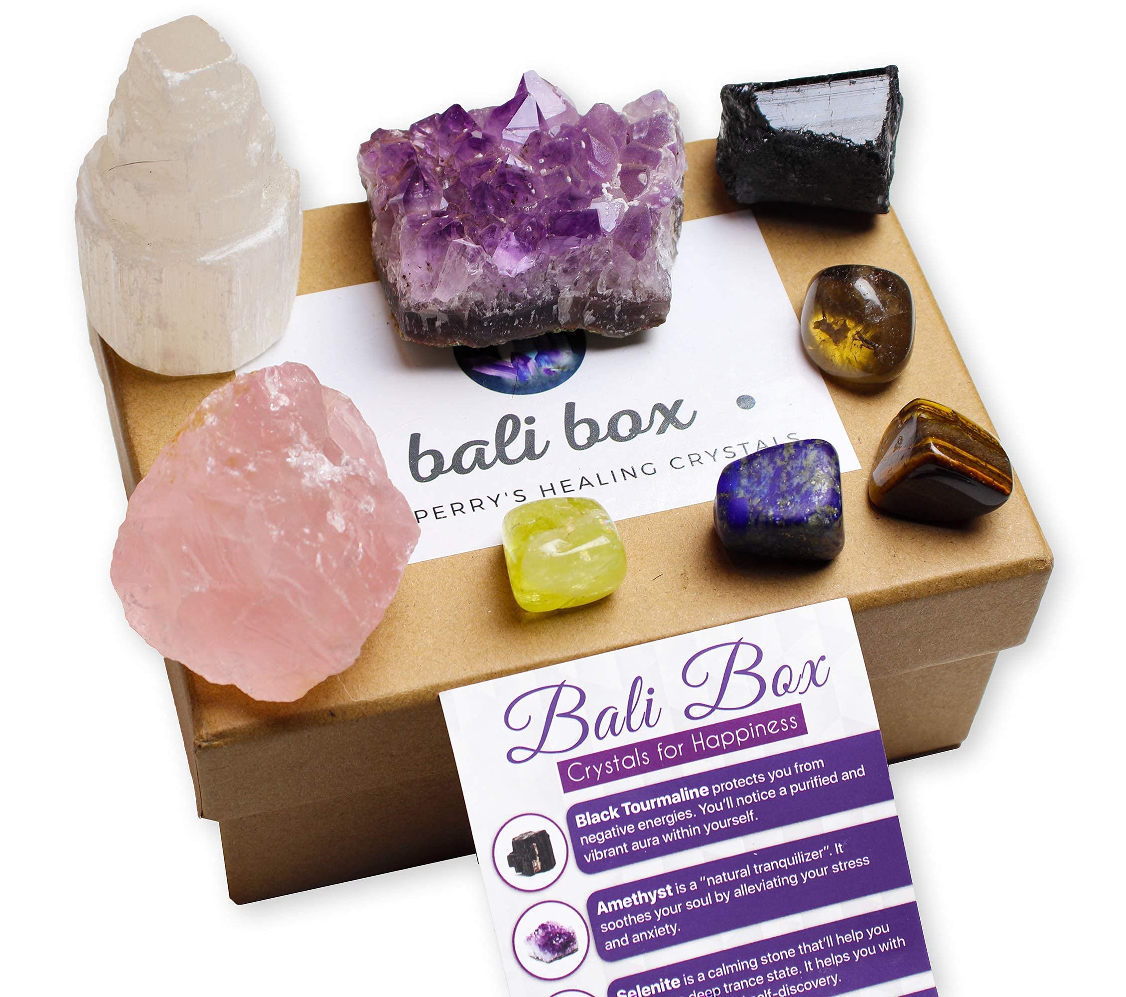 AtPerry's Bali Box Selenite Tower for cleansing energy in your space