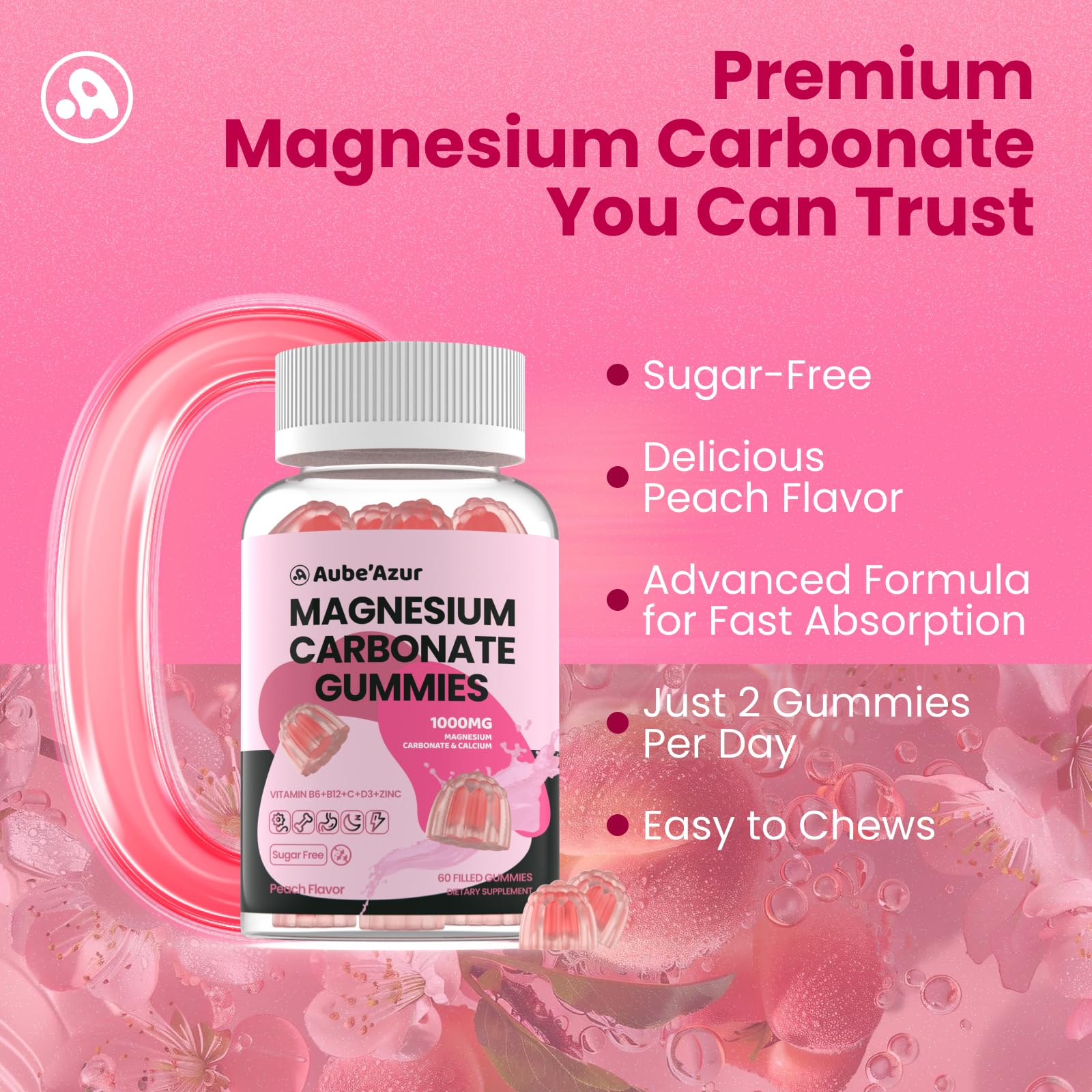 Two gummies per day simplifies routines for the whole family.