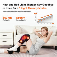 AUDODO knee brace delivers heat therapy to ease stiffness and soothe joint discomfort.