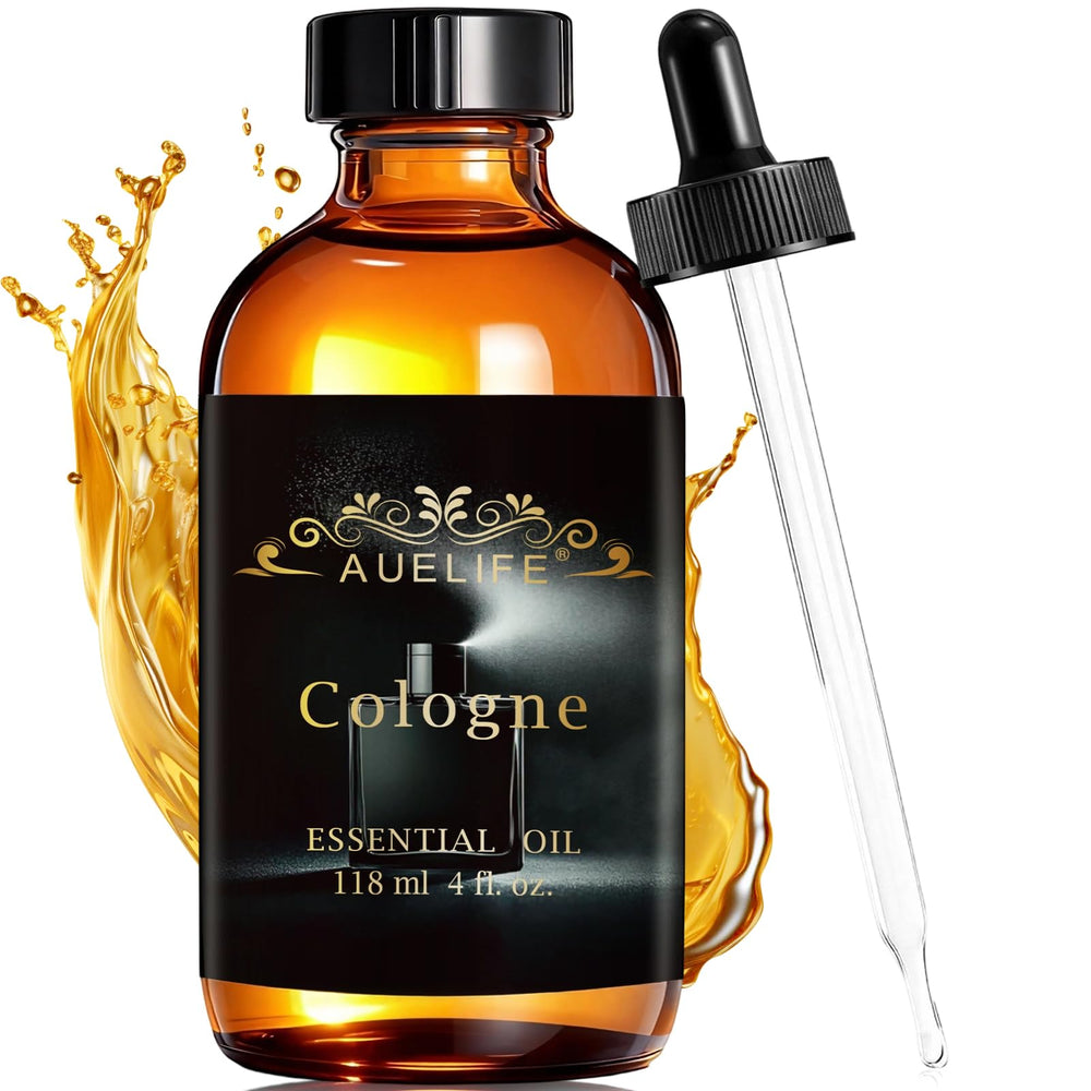 Auelife Cologne Essential Oil bottle 118ml ideal for diffusers and DIY fragrances