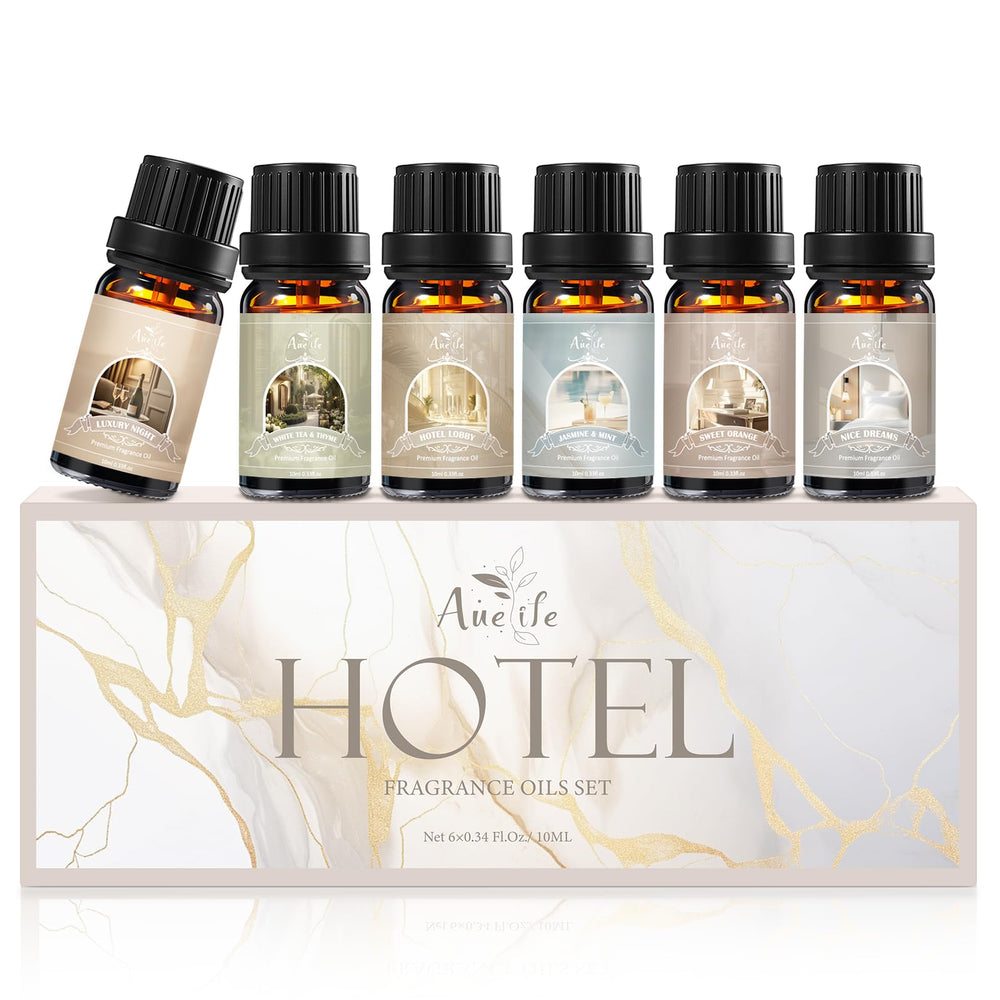 Auelife Hotel Lobby fragrance bottle for diffuser use to elevate your space.