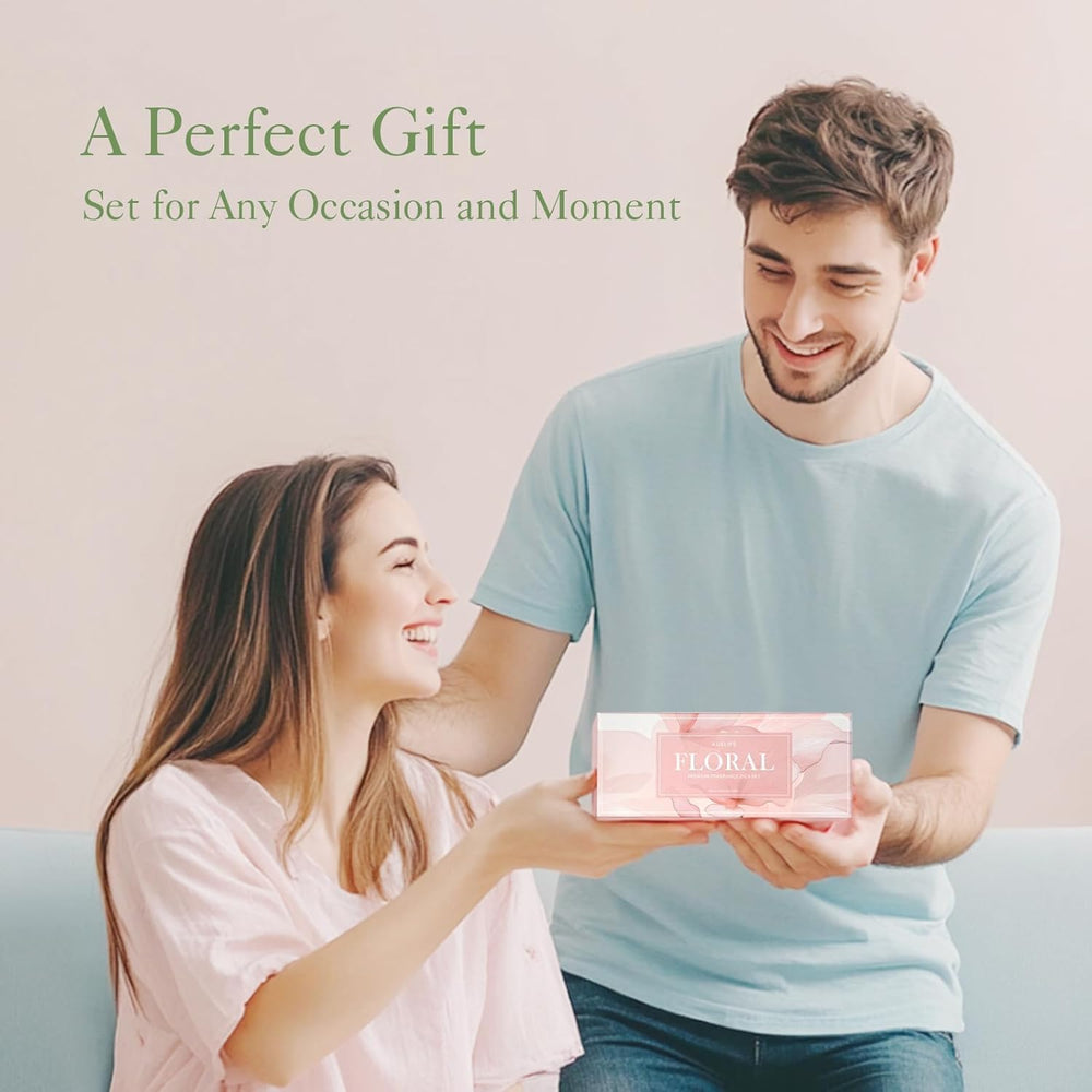 Auelife jasmine essential oil bottle suggesting romantic, uplifting diffuser experiences.