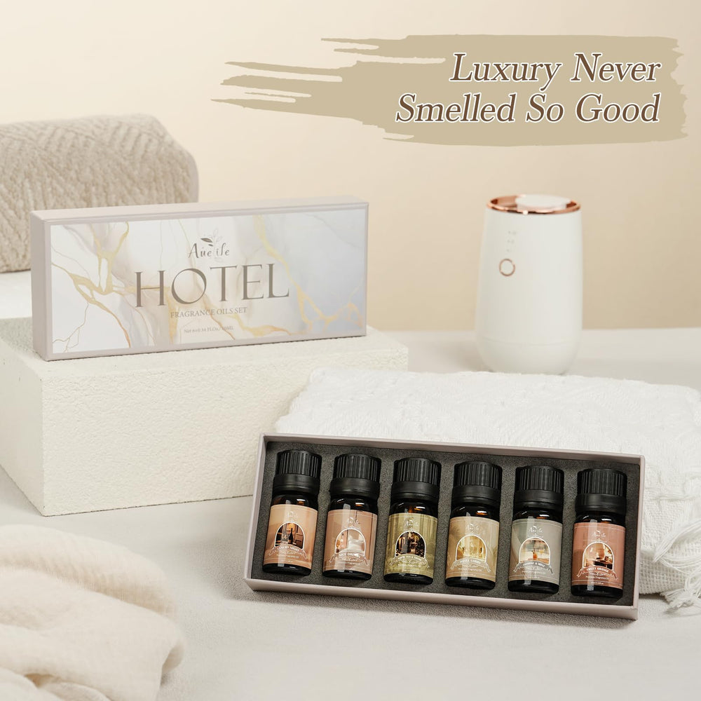Auelife Jasmine Mint bottle for refreshing mornings or spa-like diffusions.