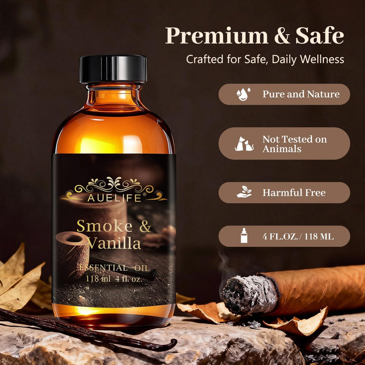 Auelife Smoke and Vanilla diffuser in action delivering a balanced aroma