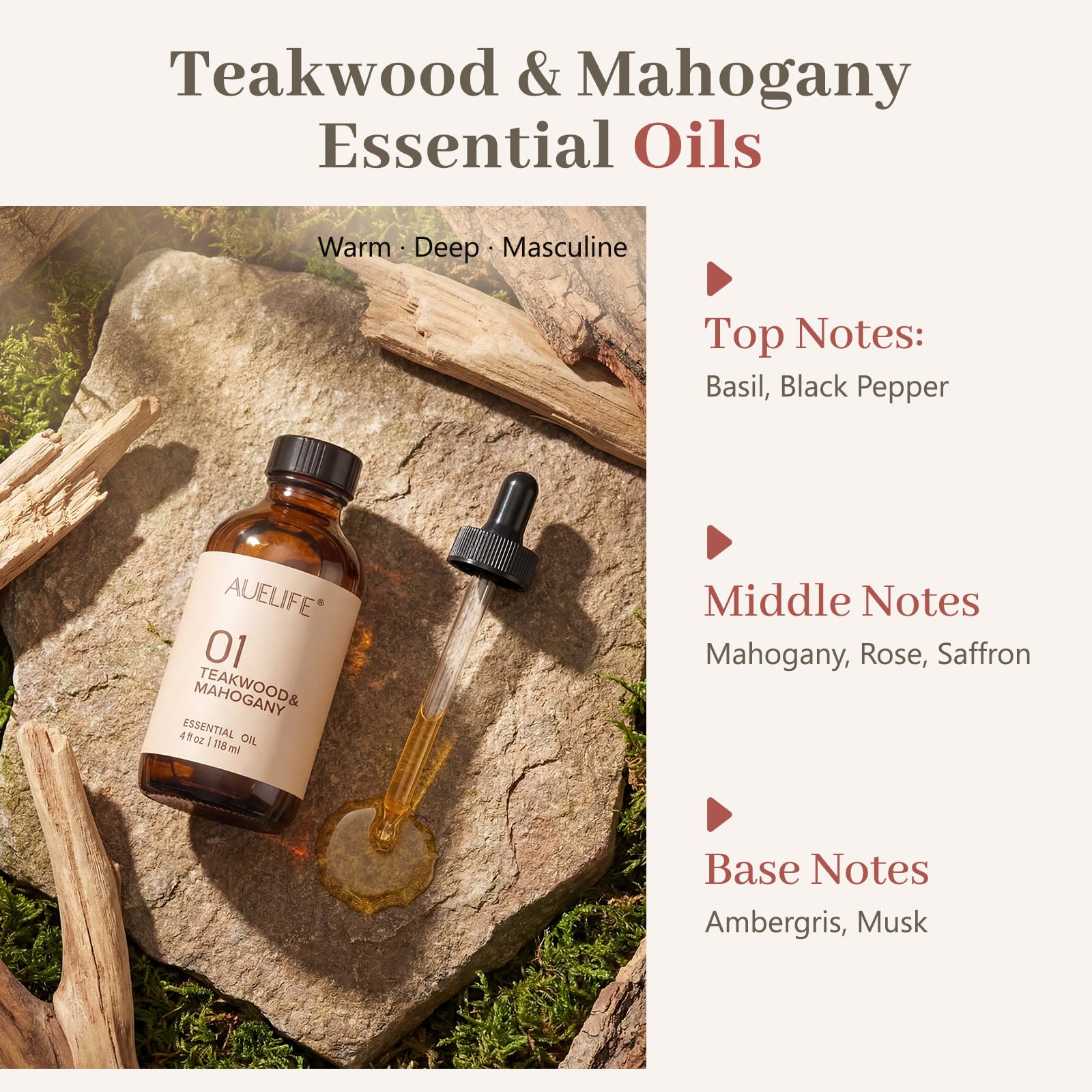 Auelife Teakwood & Mahogany setup for candle making with rich fragrance
