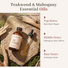 Auelife Teakwood & Mahogany setup for candle making with rich fragrance