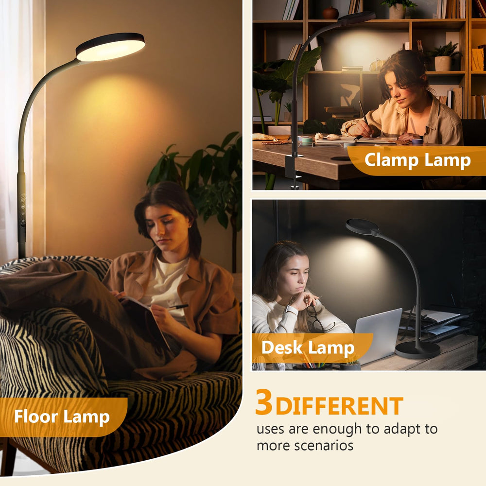 Aulaidik Light Therapy Lamp timer helps schedule auto-off for routines.