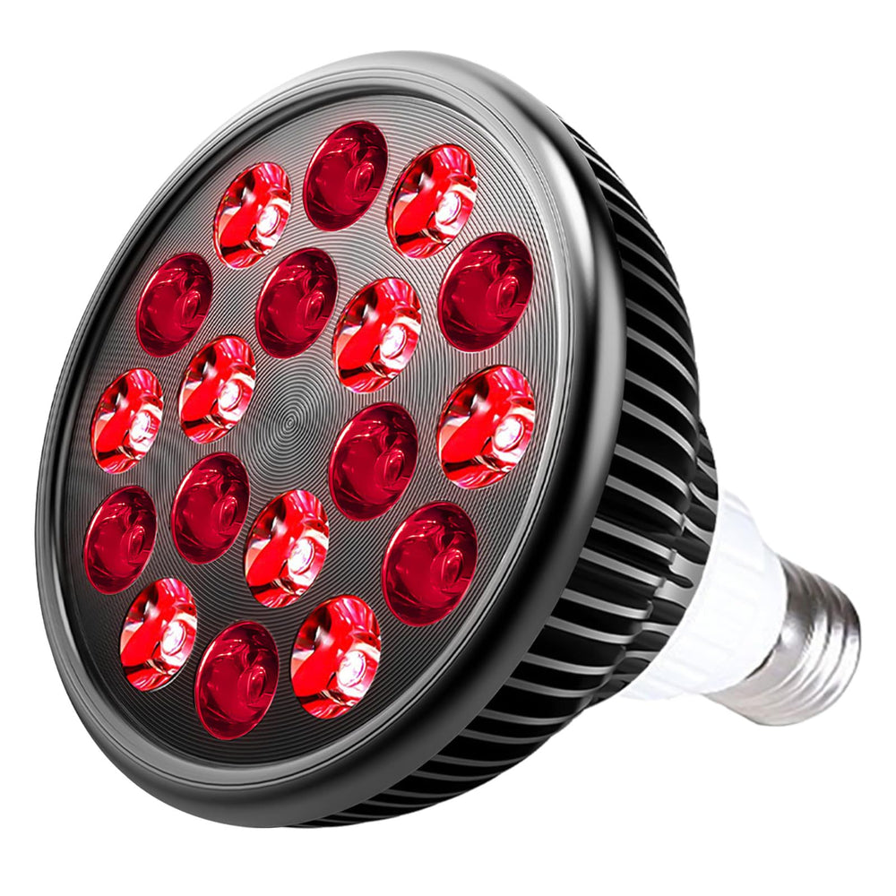 Aumtrly red light therapy bulb includes warranty and support information.