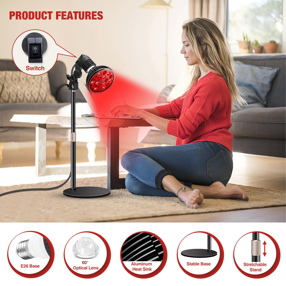 Aumtrly lamp is suitable for facial care sessions at home.