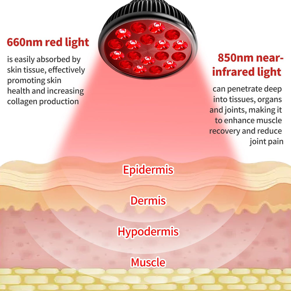 Aumtrly lamp height adjustment lets precise targeting for facial or body use.