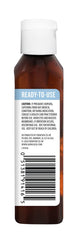Aura Cacia 4oz label on packaging emphasizing size and convenience.