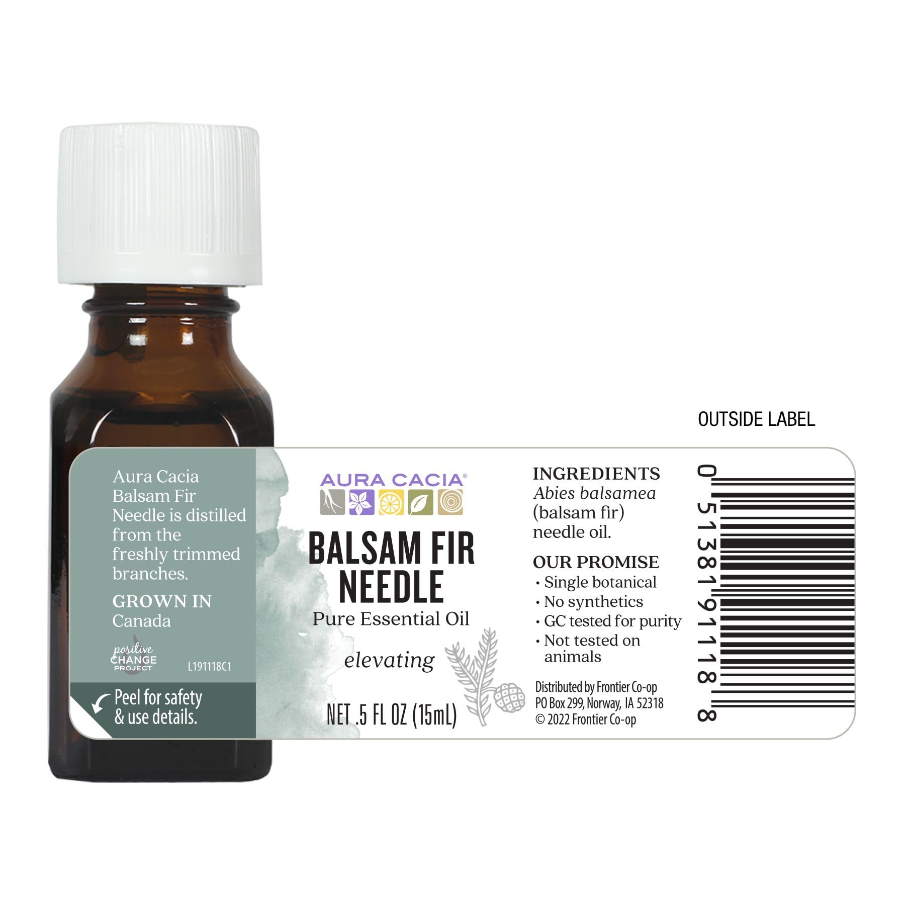 Aura Cacia Balsam Fir Needle room mist bottle ready to freshen spaces.
