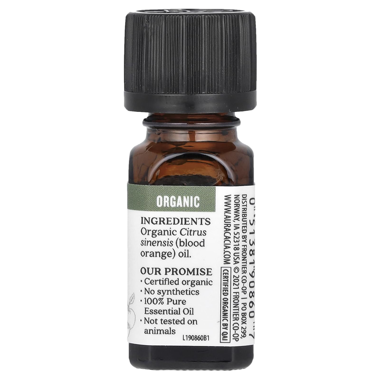 Aura Cacia Blood Orange oil drops for DIY sprays and refreshing cleaners.