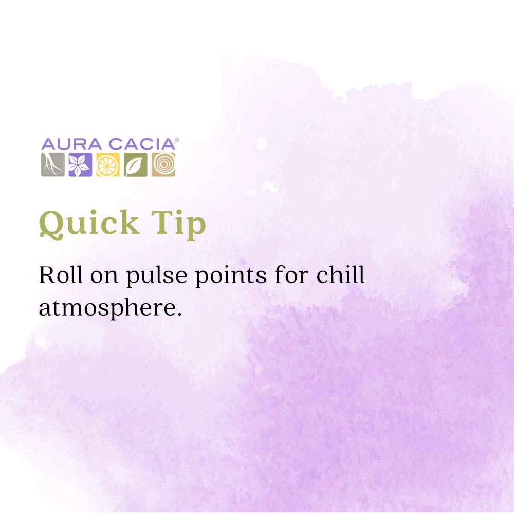 Aura Cacia Chill Pill Roll-On aceites esenciales puros para uso directo