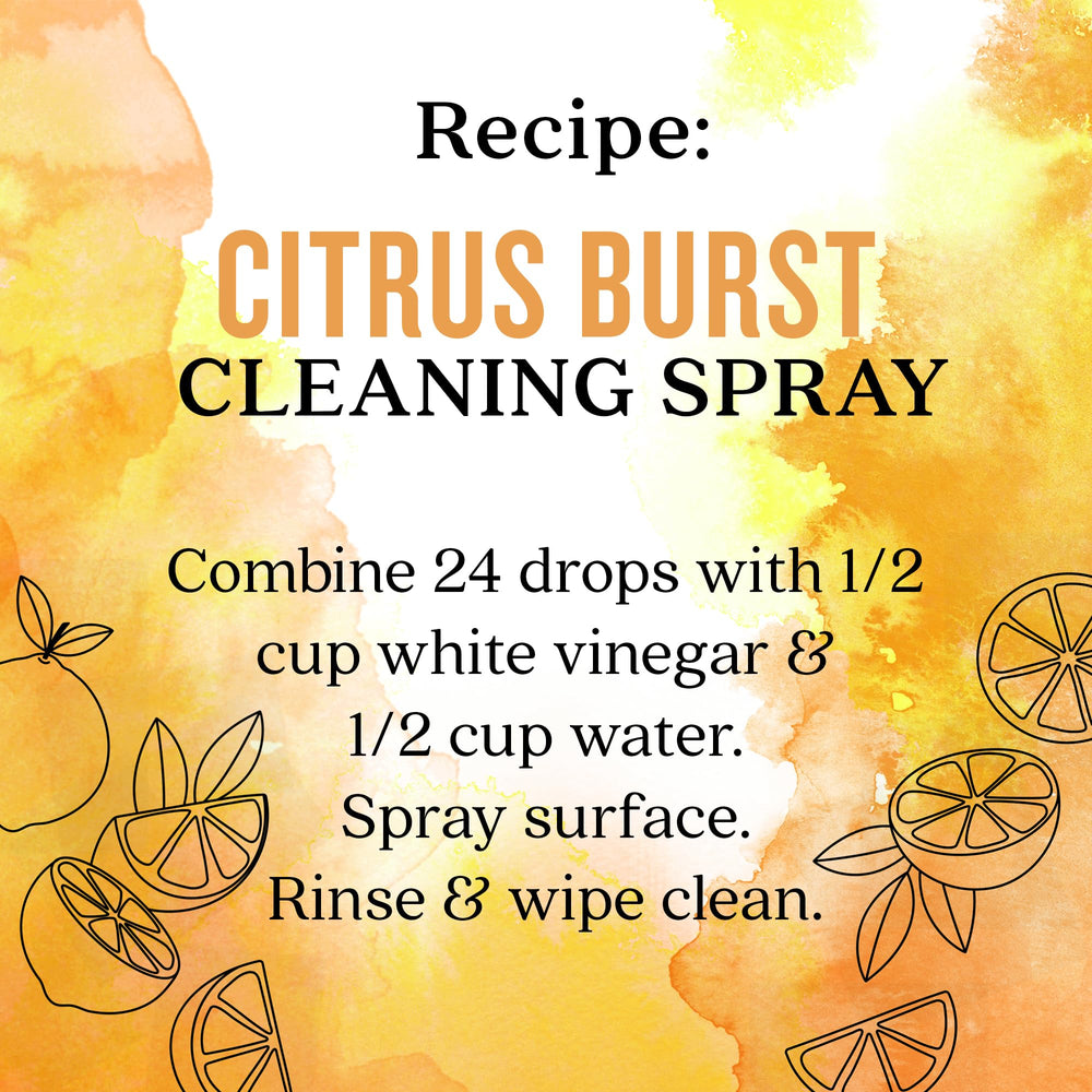 Aura Cacia Citrus Burst natural color variation indicates pure essential oils