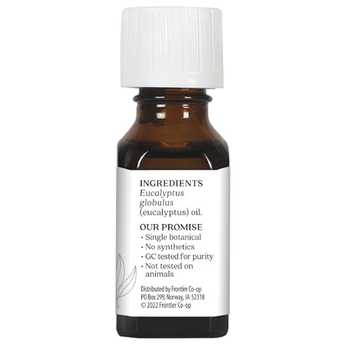 Aura Cacia Eucalyptus aroma-diffuser scene showcases crisp cooling notes.