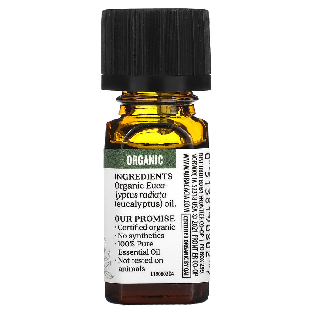 Aura Cacia Eucalyptus Radiata diffuser scene releasing an uplifting scent.