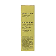 Aura Cacia lemon essential oil blended into cleaning solution for natural freshness.