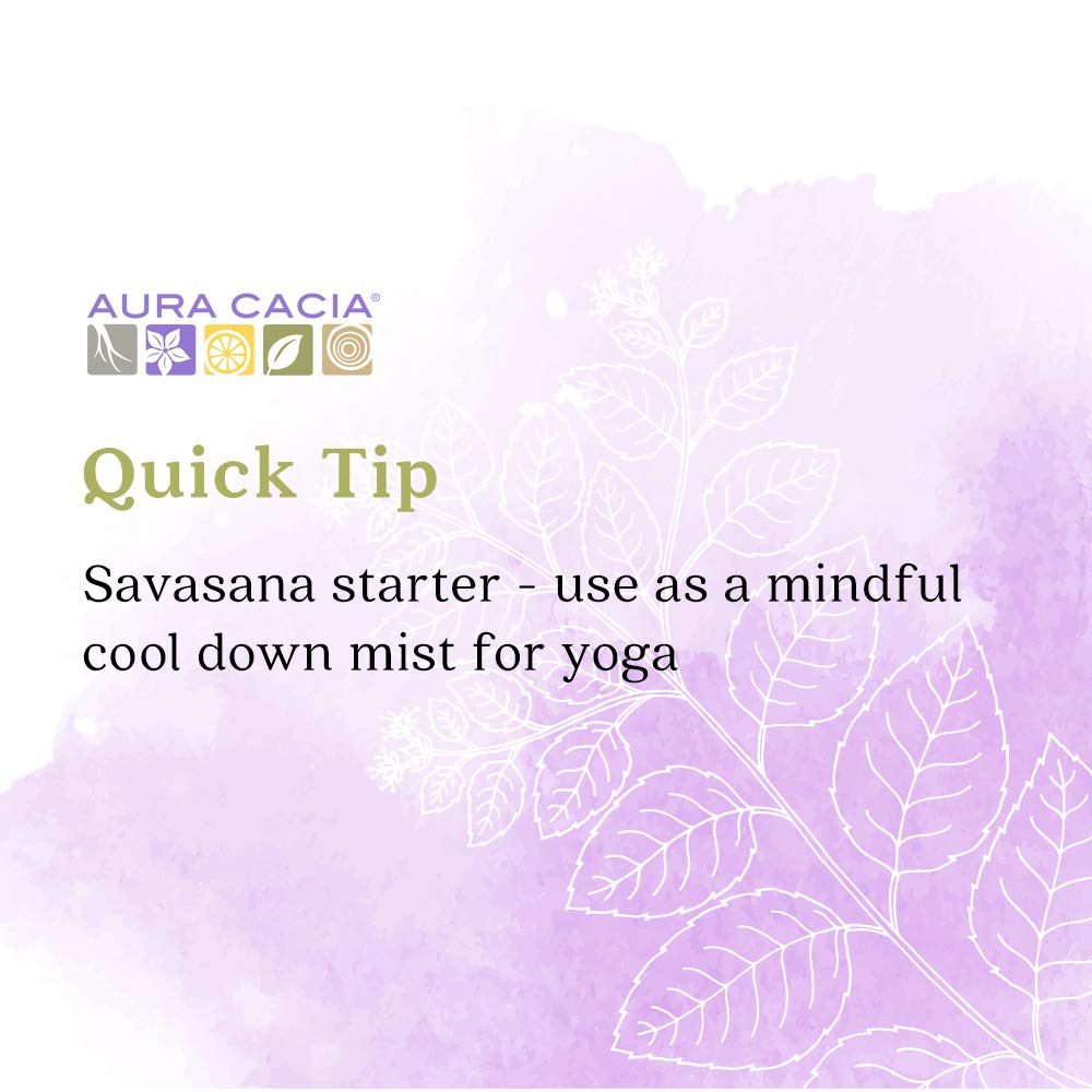 Aura Cacia Mist spray aromático, ideal para ritual diario de relajación.