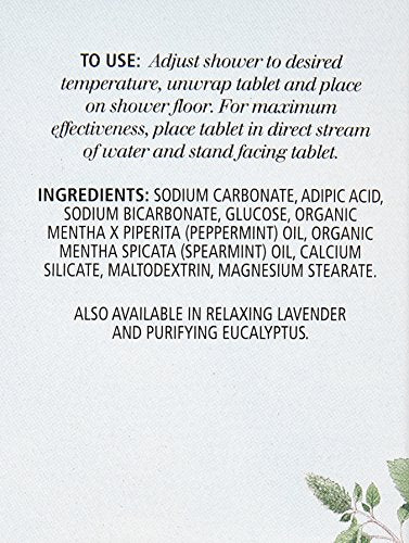 Morning shower scene with spa-like aromatherapy on the go