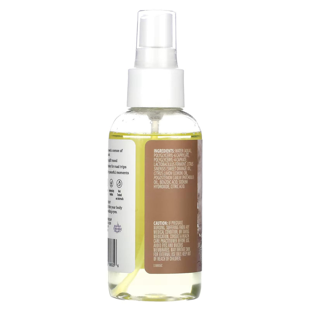 Aura Cacia Patchouli Sweet Orange Aromatherapy Mist linen usage on textiles