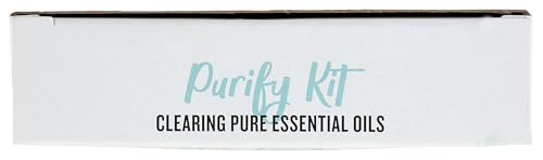 Aura Cacia Purify kit packaging highlighting eco-friendly design