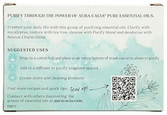 Aura Cacia Purify kit with tea tree bottle for cleansing routines