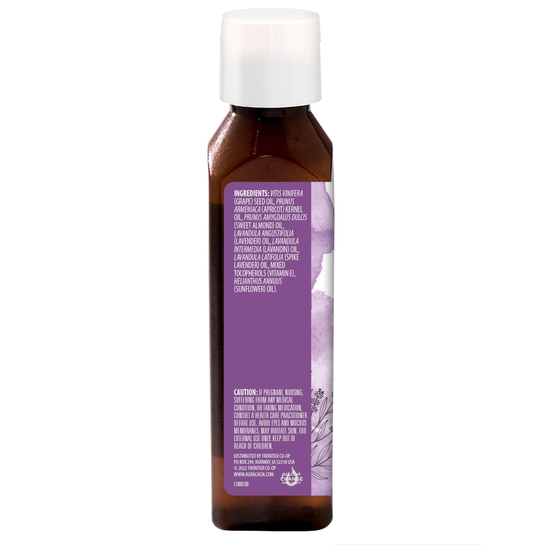 Aura Cacia Relaxing Lavender bath oil scene for at-home spa moments.