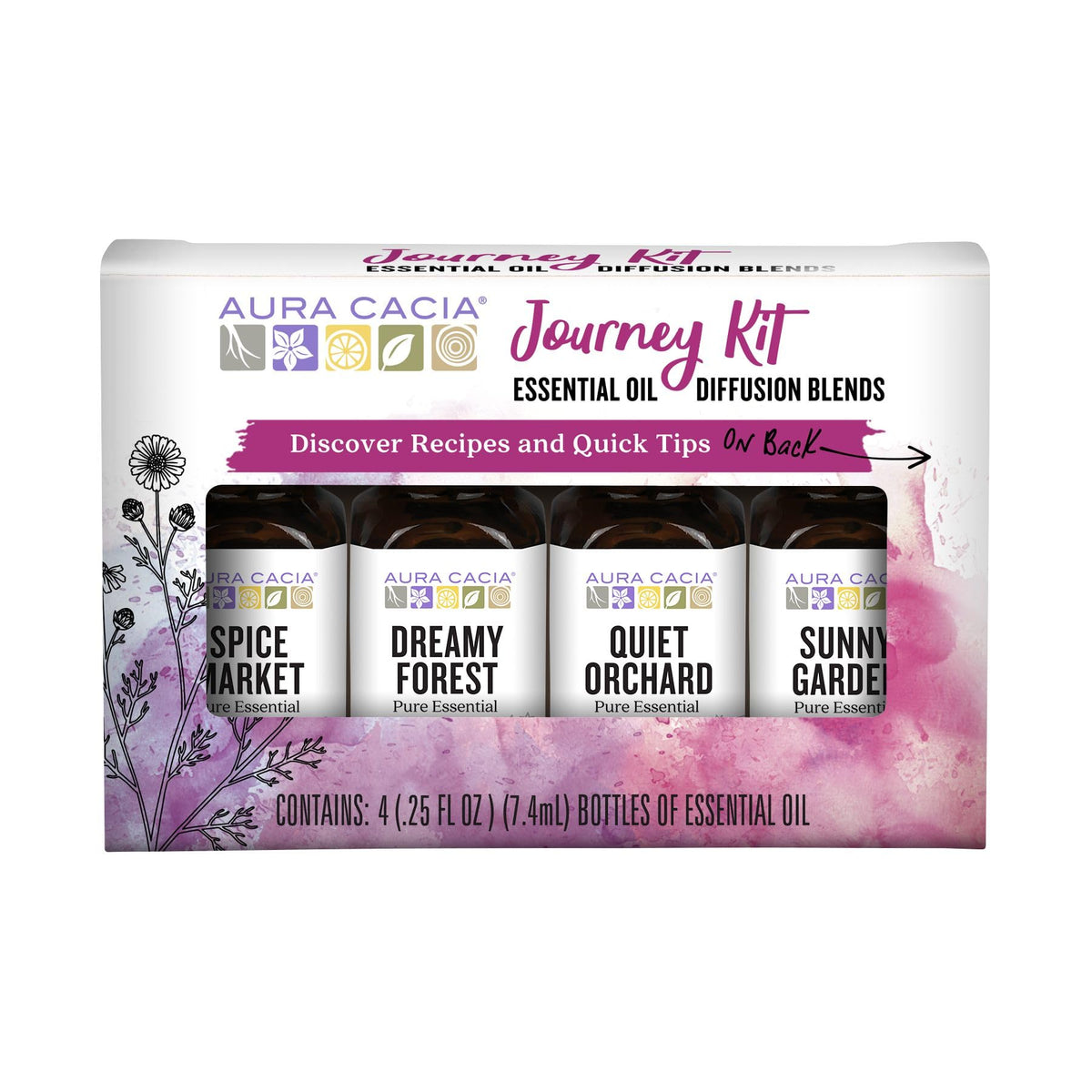 Aura Cacia Spice Market diffusion bottle for inviting, spicy aroma in any room.
