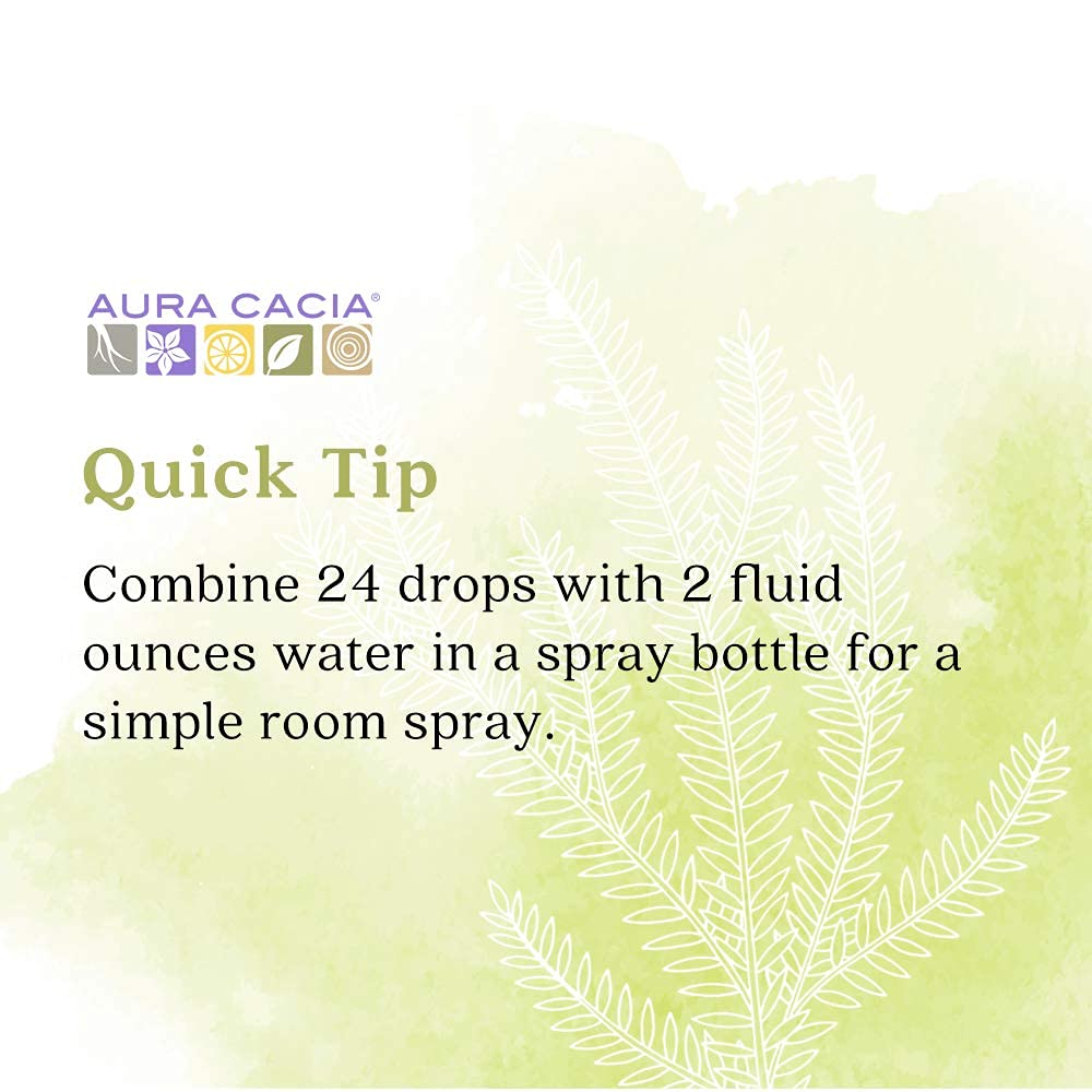 Aura Cacia Tea Tree Oil from Australia; Melaleuca alternifolia origin