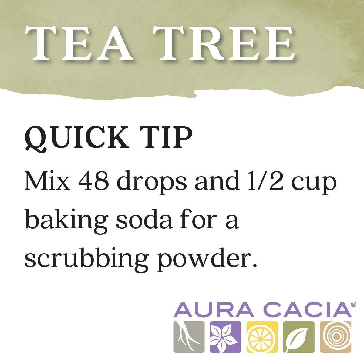 Aura Cacia Tea Tree Oil supports home care tasks