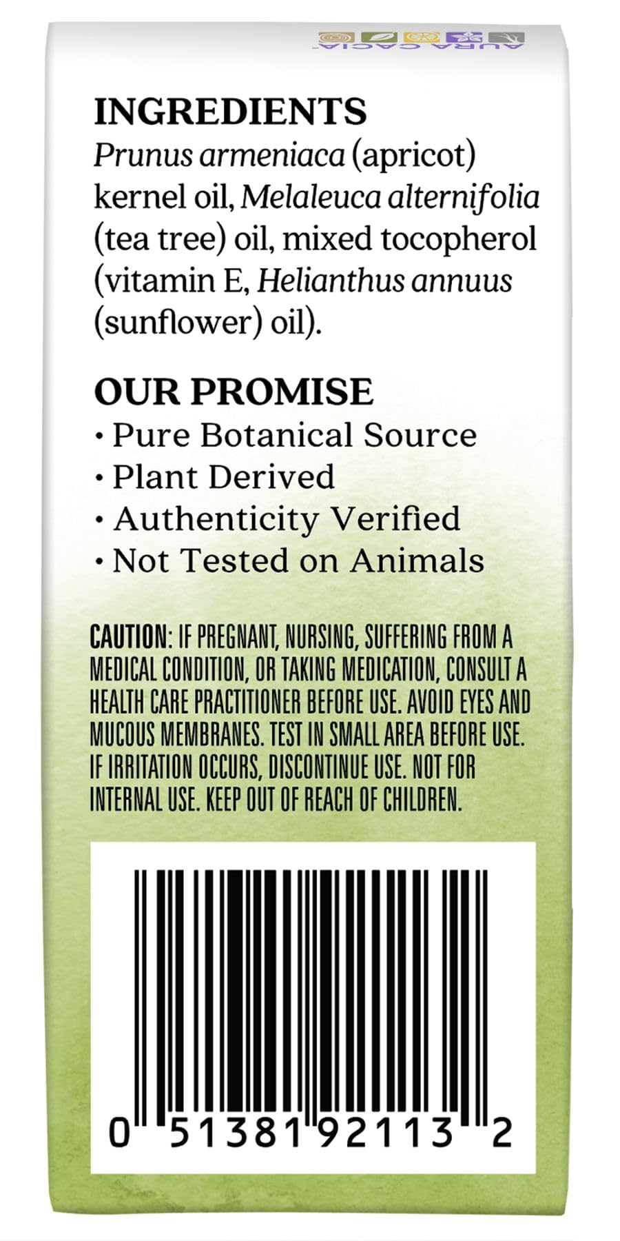 Applying Aura Cacia Tea Tree Roll-On on skin for targeted refresh