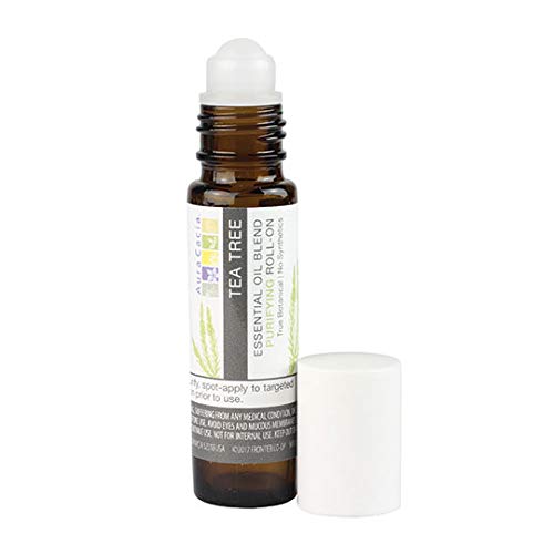 Aura Cacia Tea Tree Roll-On ingredients include apricot kernel oil for smooth glide